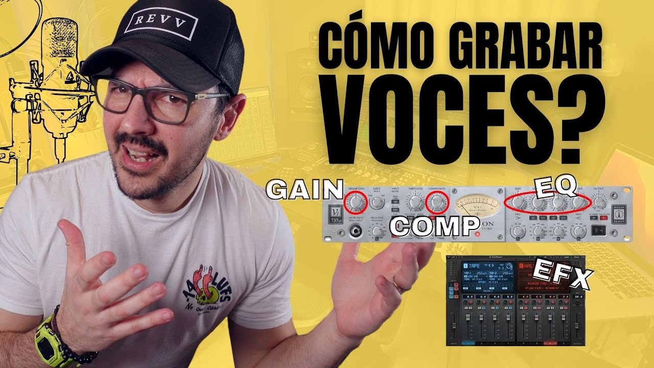 Cómo grabar una voz? | Niveles y cadena de efectos paso a paso | Preamp-EQ-Compresión