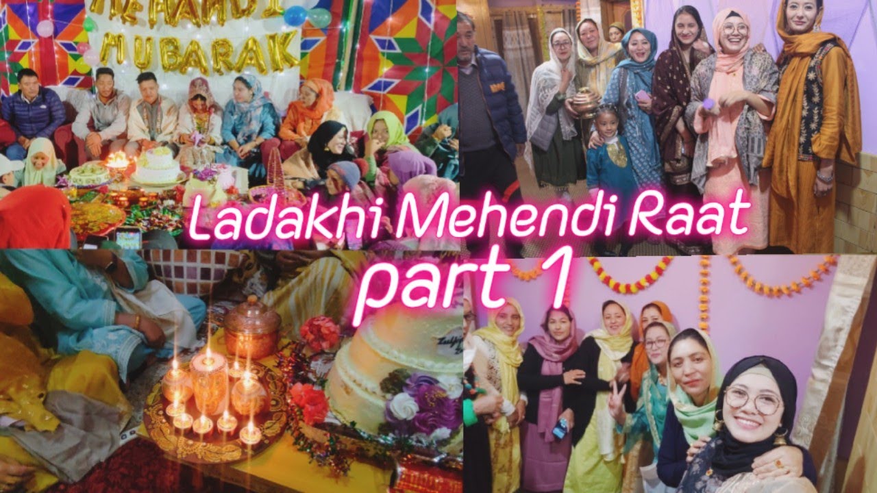 Ladakhi wedding part 1..mehendi Raat#ladakhiwedding#nursingstudent #trending #weddingseason