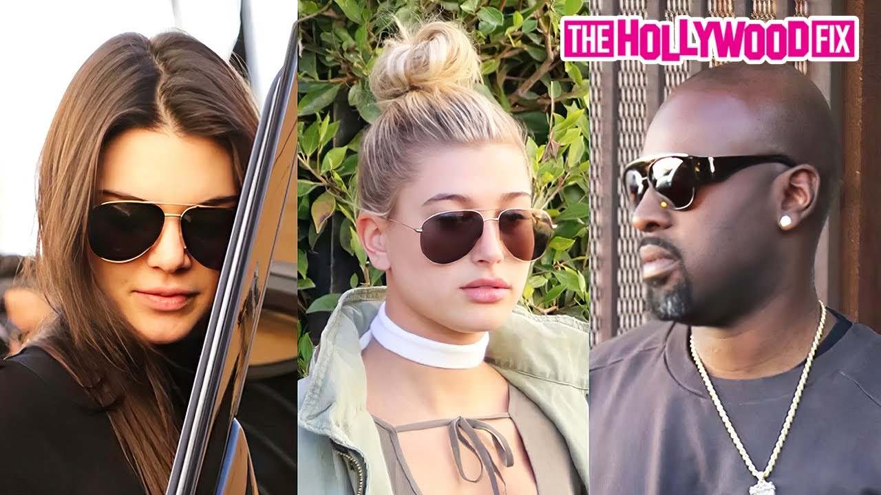 Kendall Jenner, Hailey Bieber, Corey Gamble & Lauren Perez Go Christmas Shopping At Curve In WeHo