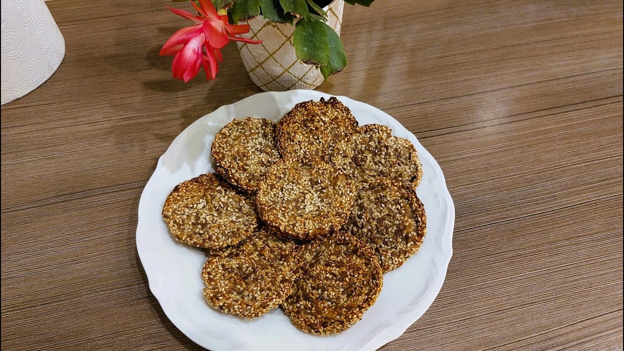 Sezamki Bananowe  🍌 😋  Wspaniałe Zdrowe ciastka BEZ CUKRU ❗❗❗
