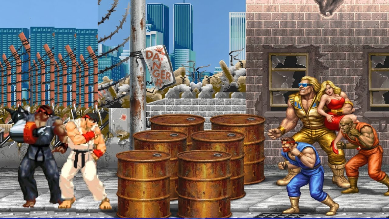 RYU & METAL RYU in Final Fight