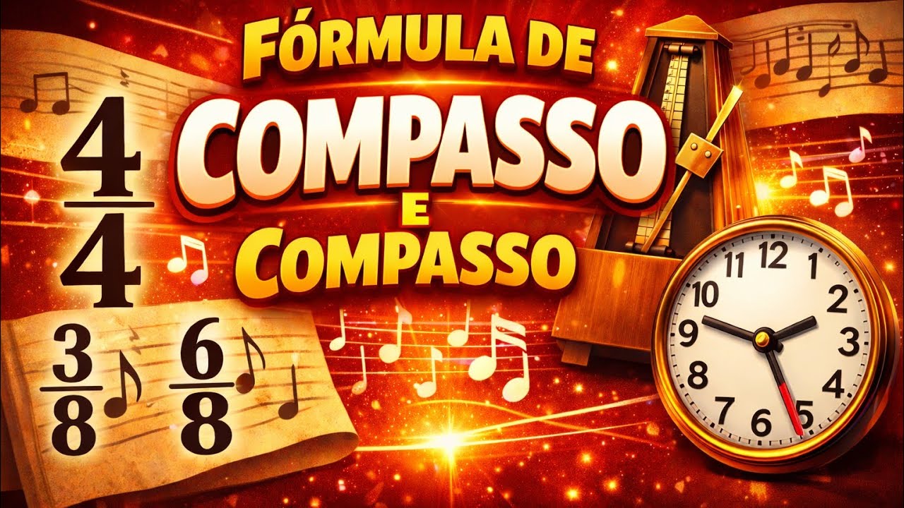 Iniciação a fórmula de compasso e compasso musical!!!