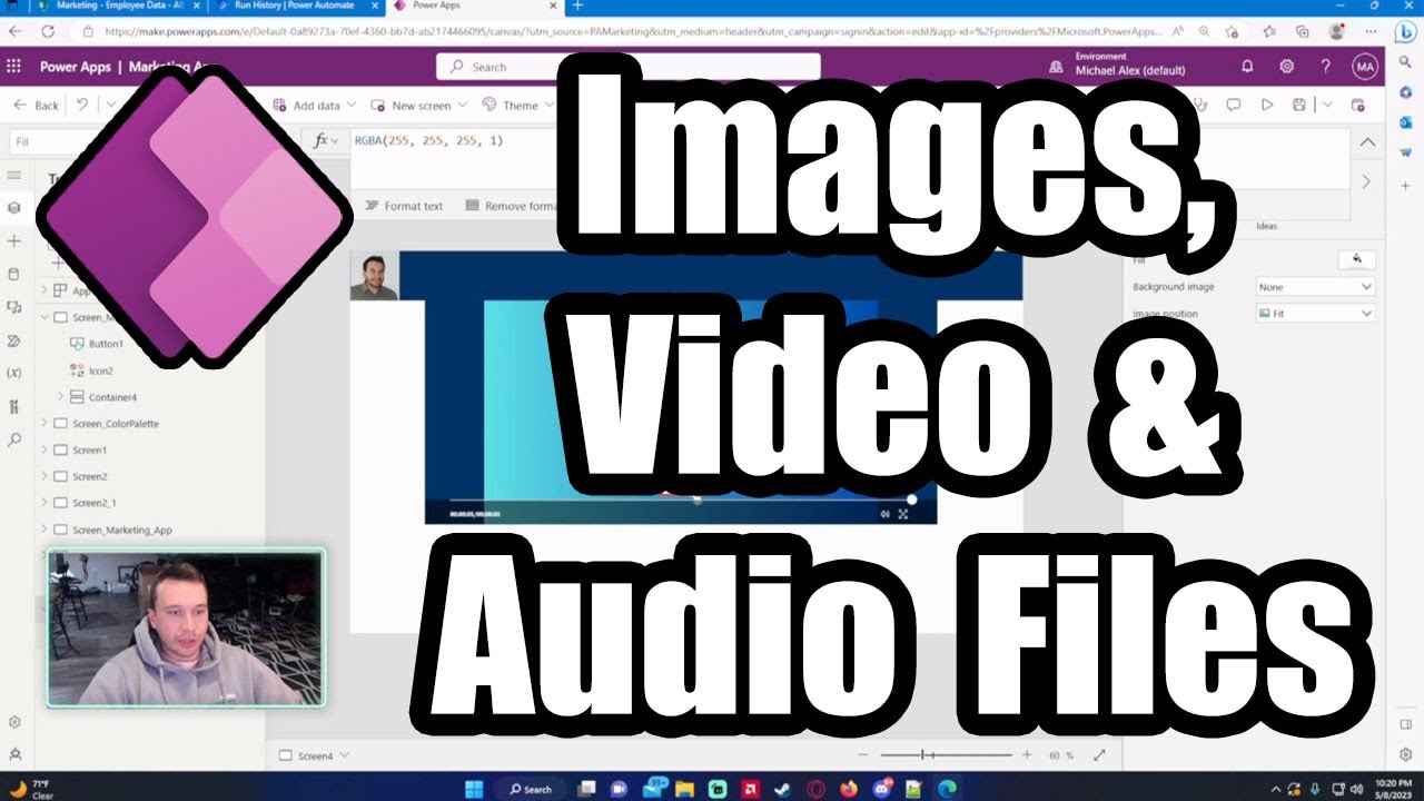 How to Upload Images, Video, and Audio to Your PowerApp | 2023 Tutorial