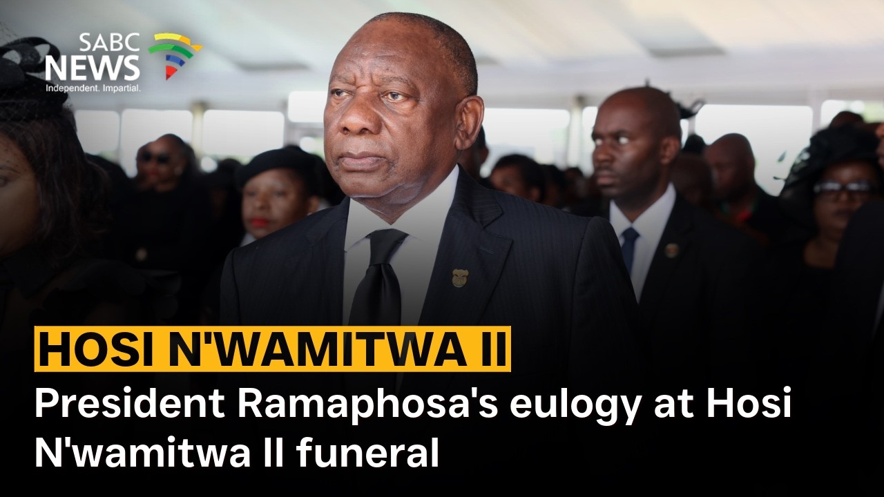 President Ramaphosa's eulogy at Hosi N'wamitwa II funeral