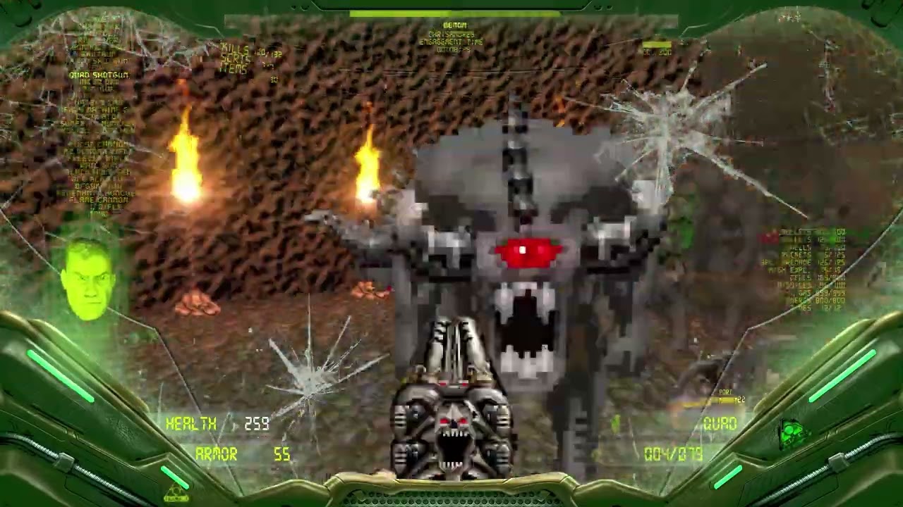Brutal Doom 2 Hell on Earth PB, Loquendo, MAP28-MAP30 (Endgame)