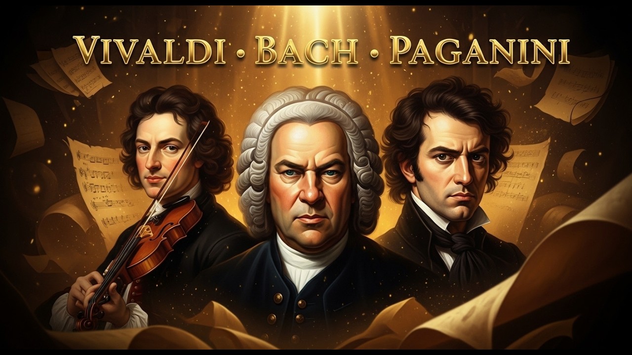 Vivaldi, Bach, Paganini | Iconic Classical Masterpieces 🎻