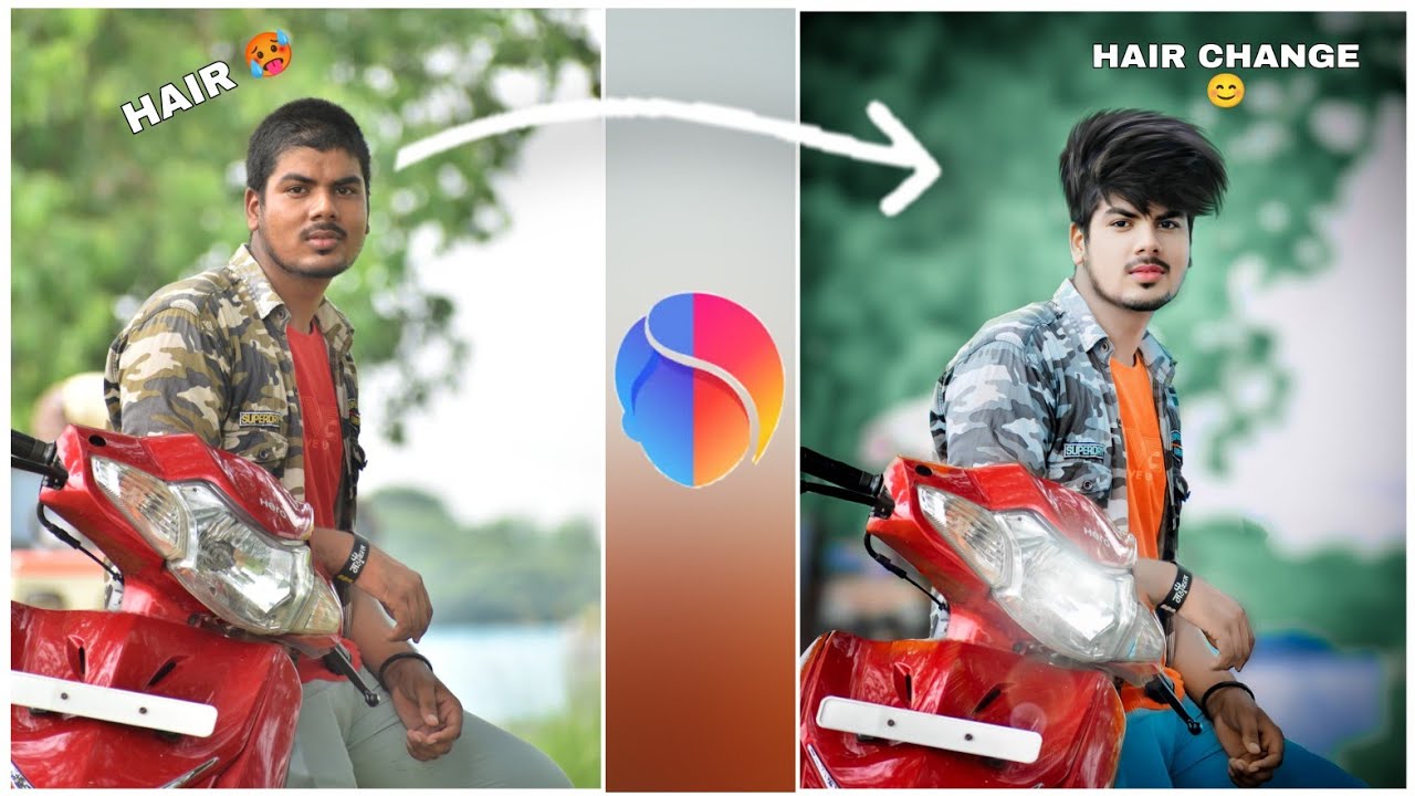 #perfect HAIR STYLE PHOTO EDITING NEW SIMPLE TRICK || #hairstylesediting NEW CONCEPT 🥵🥵