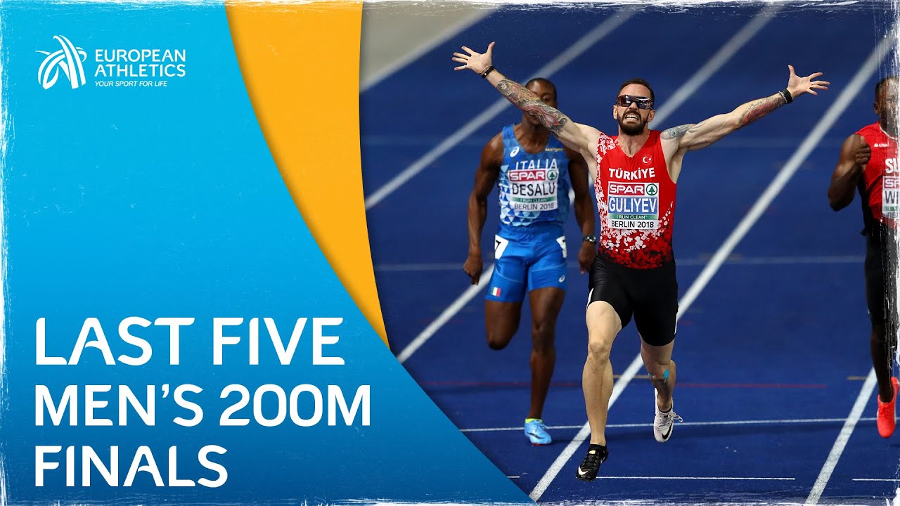 SENSATIONAL Speed - Last Five Men’s 200m Finals