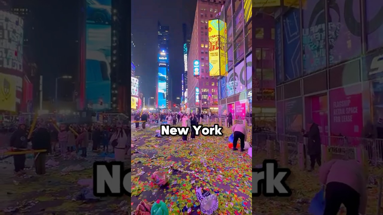 Shocking Aftermath of NYC's New Year's Celebration (@littlekidbigcity_newyork)