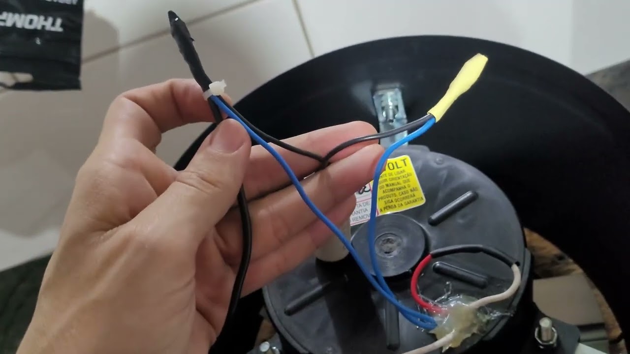 Como ligar corretamente Exaustor Mared com capacitor