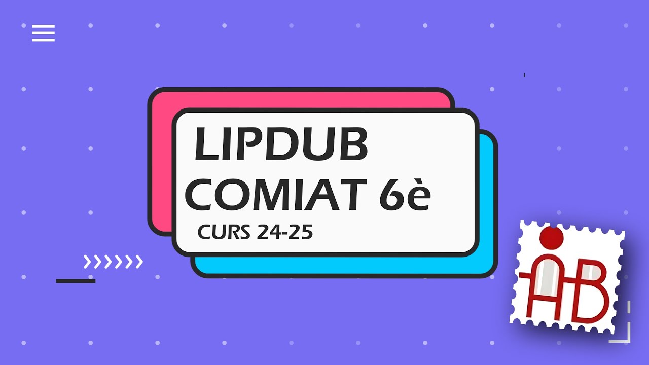 Lipdub Comiat 6è Curs 24 25