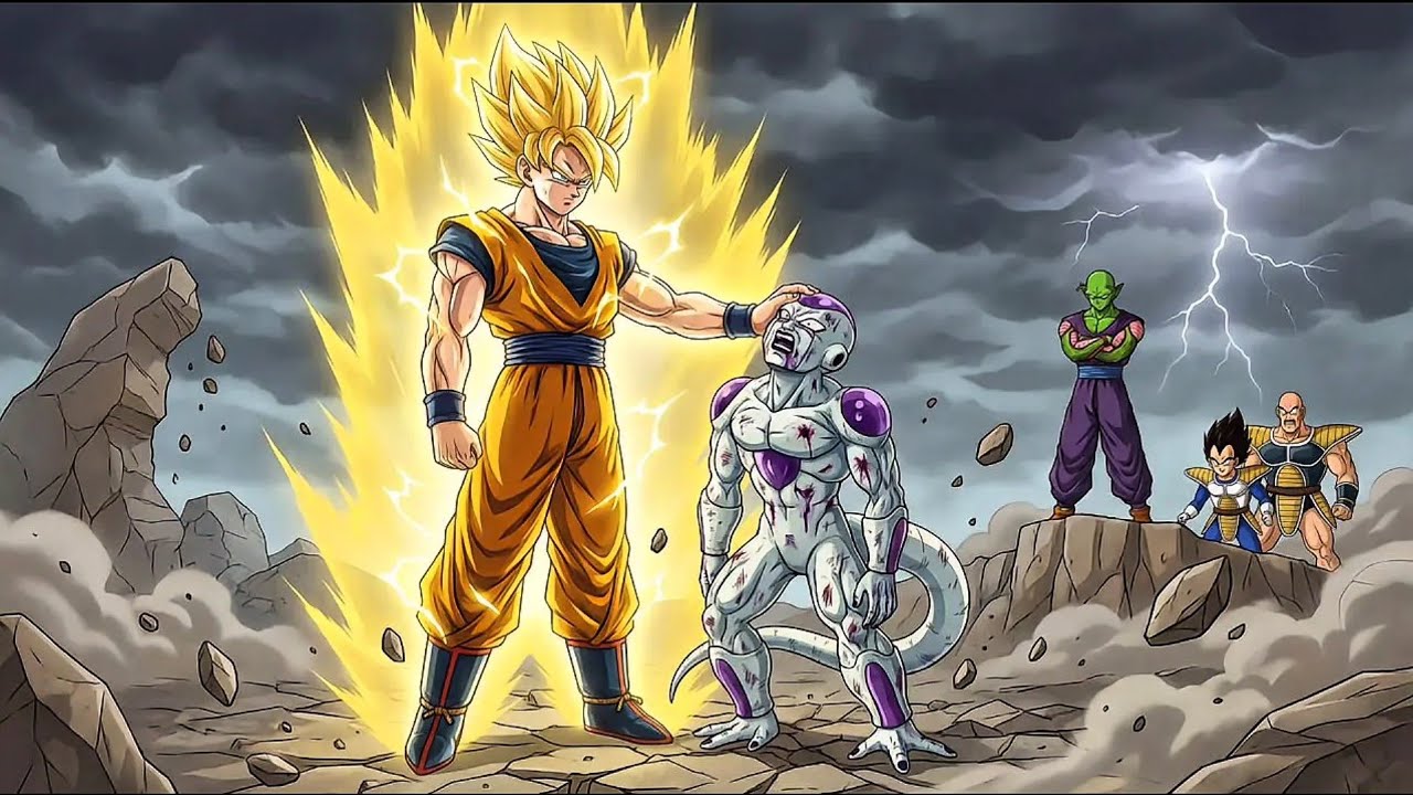 ¿Que hubiera pasado si Goku se transformaba en Super Saiyayin contra su hermano Raditz? Parte 5