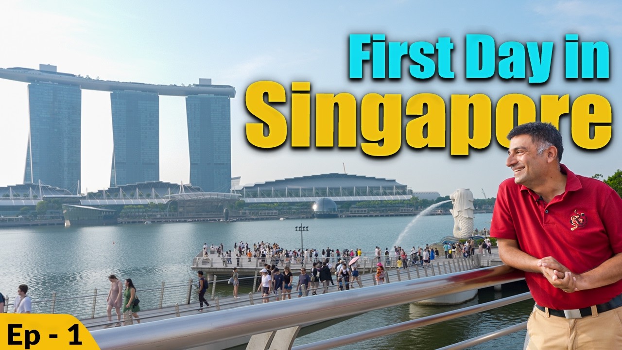 EP 1 -  Singapore, Merlion, Heritage walk, China town, Maxwell Hawker centre chicken rice