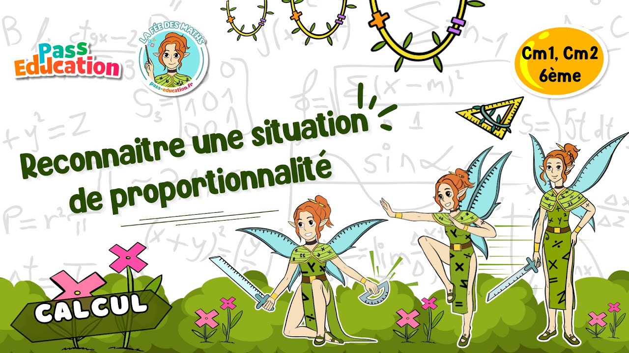 Reconnaitre une situation de proportionnalité Cm1 Cm2 6ème Fée des Maths Leçon Exercices Evaluations