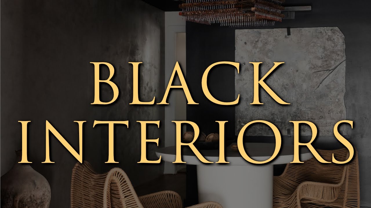 Black Colour Palette Decorating | 9 Interior Styling Tips for a Dramatic, Elegant Look