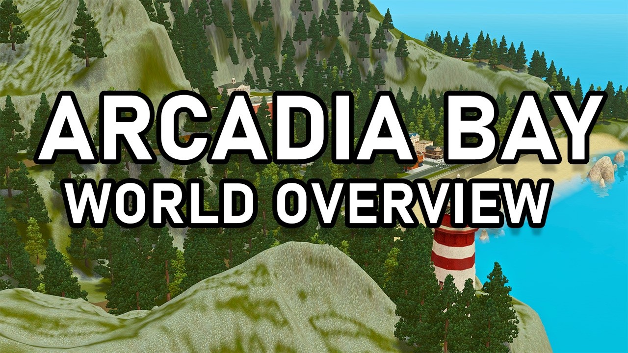 ITS BASED ON THE GAME! Arcadia Bay The Sims 3 World Overview