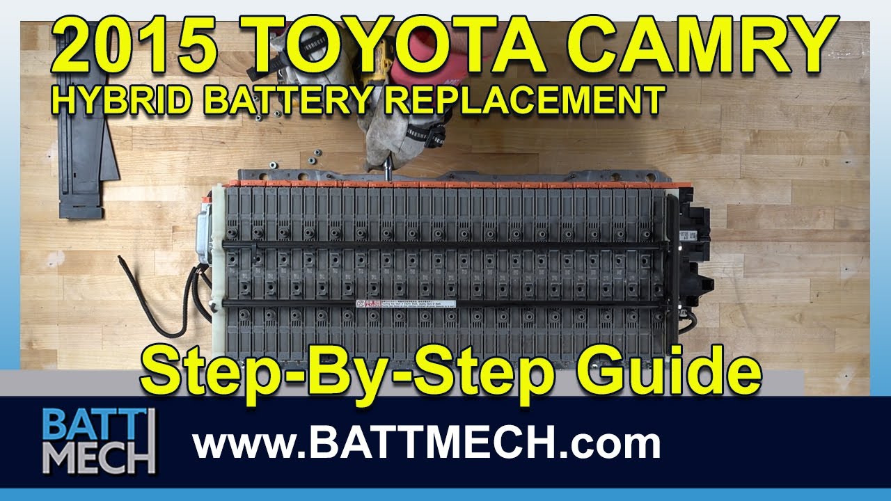 Как заменить/отремонтировать/починить ячейку аккумуляторного модуля гибридной батареи Toyota Camr...