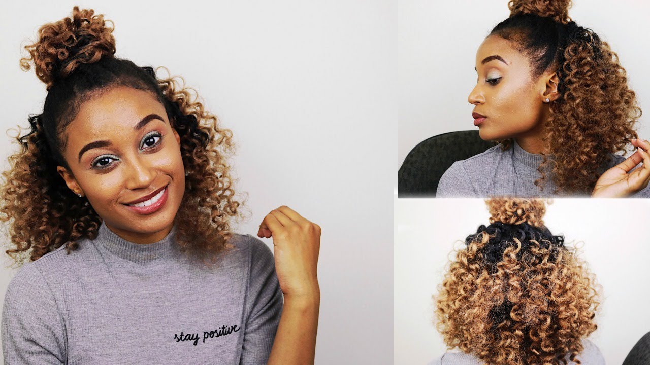 BRAIDLESS CROCHET: HALF UP HALF DOWN | MODEL MODEL ZIGGY CURL