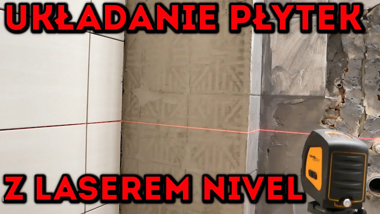 Laser Krzyżowy Nivel System CL1. Układanie płytek na ścianie. #MajsterAmator odc.76