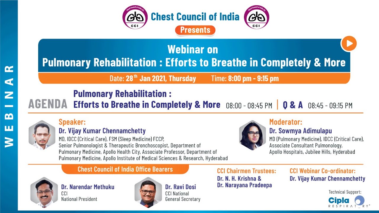 Pulmonary Rehabilitation: Efforts to breathe in completely & more