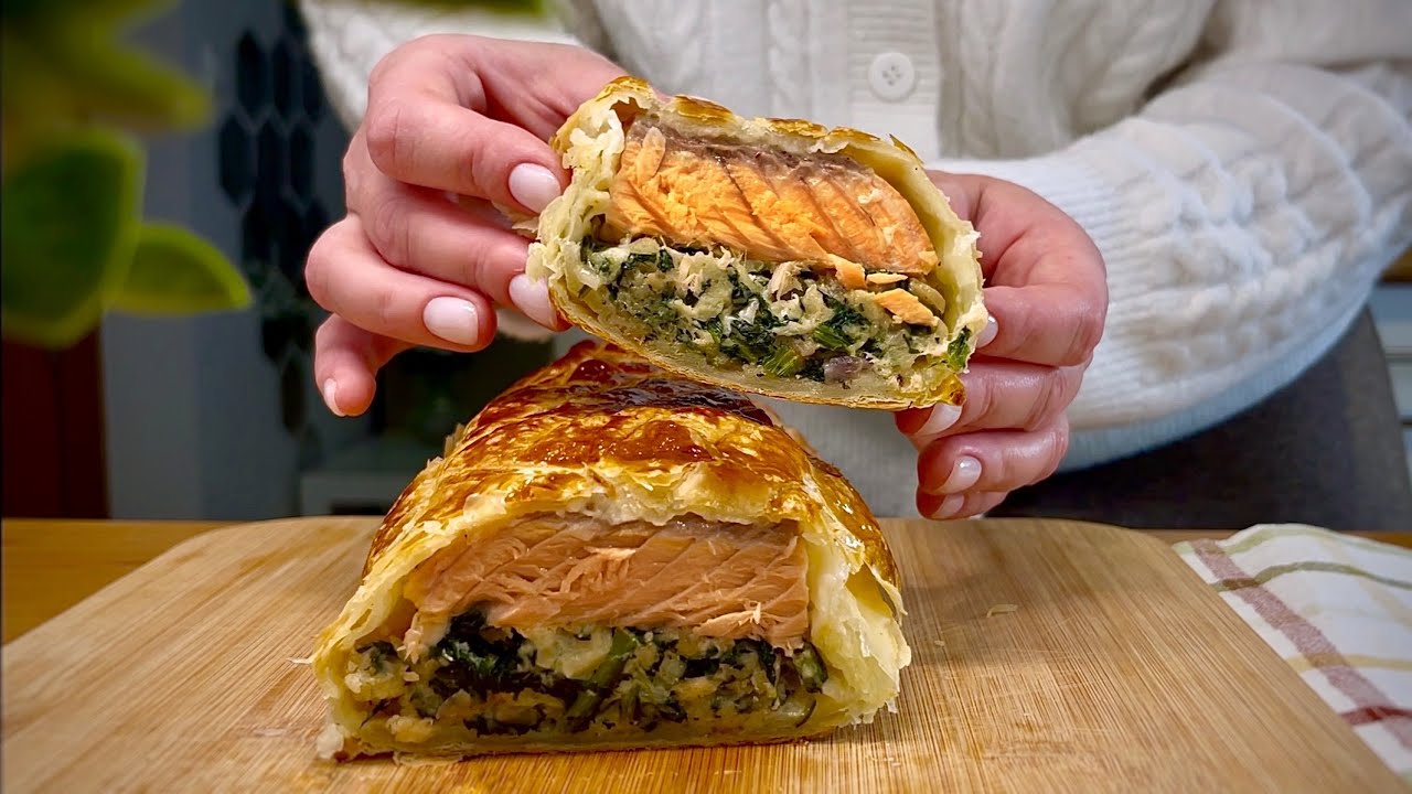 Salmon Wellington in Puff Pastry | A Cozy Dinner Idea | Comfort Food