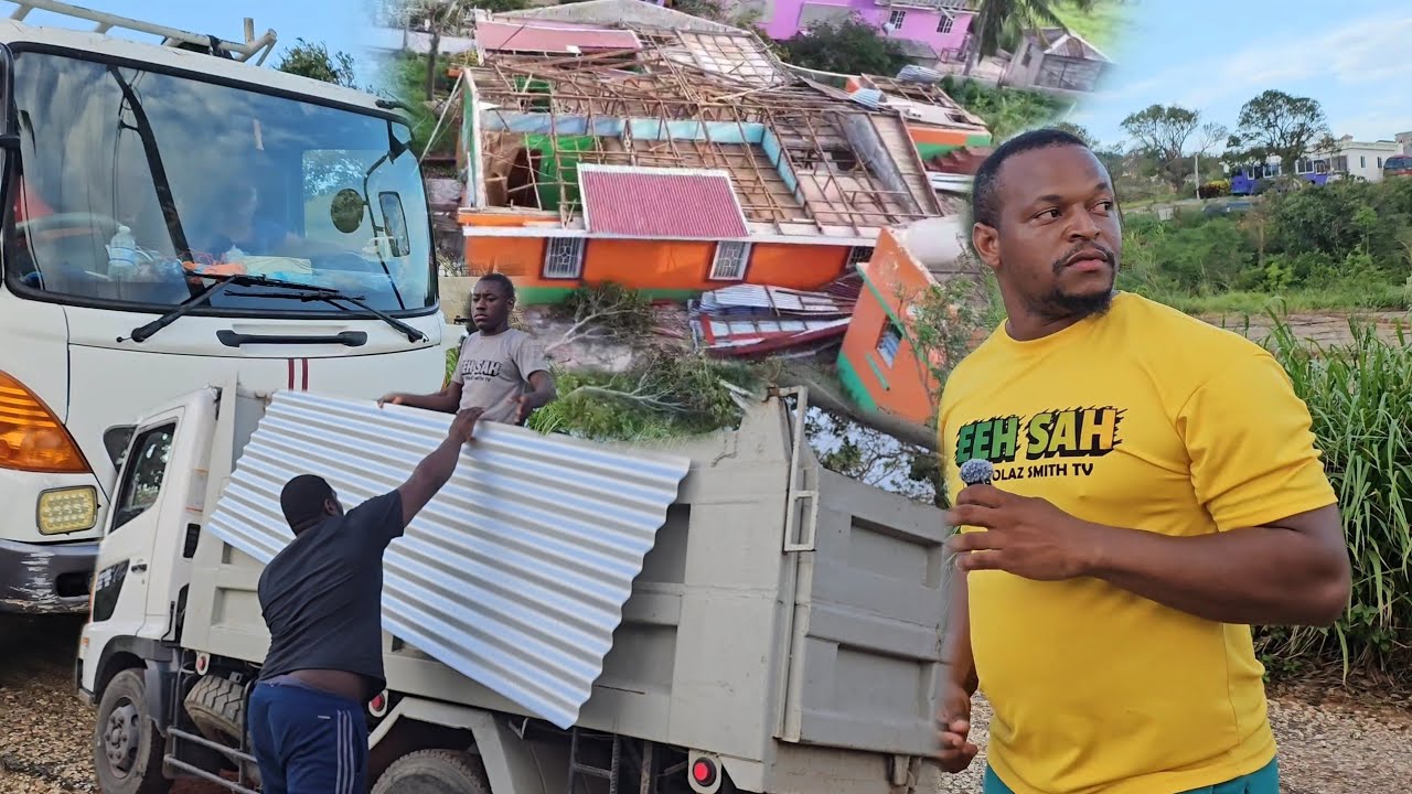 I give zinc to people who lost their roofs | St Elizabeth