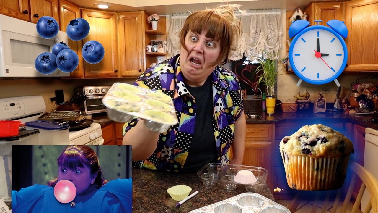 Baking Blueberry Muffins WITHOUT A RECIPE !!