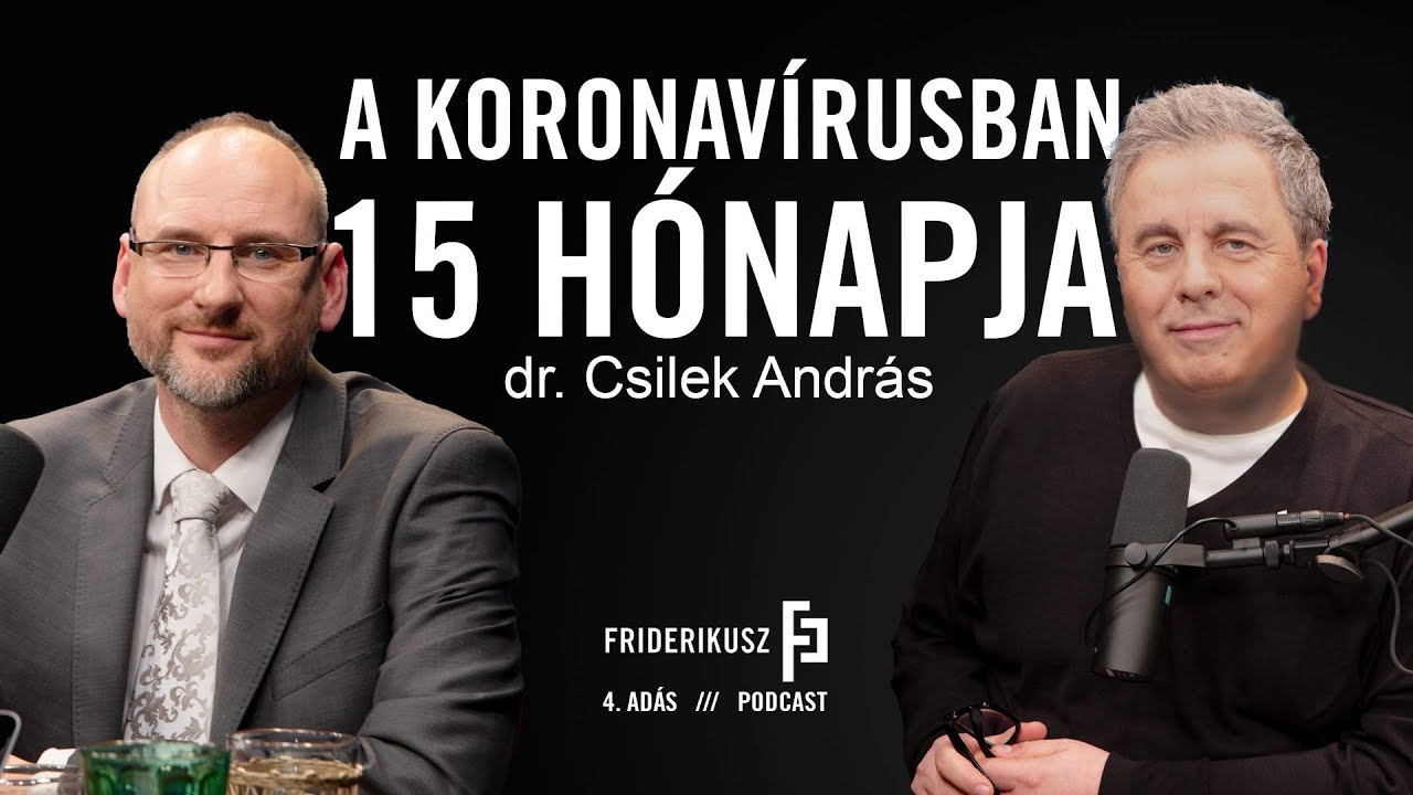 A KORONAVÍRUS ÉLVONALÁBAN HARCOLT AZ ÉLETEKÉRT: dr. Csilek András / a Friderikusz Podcast 4.adása