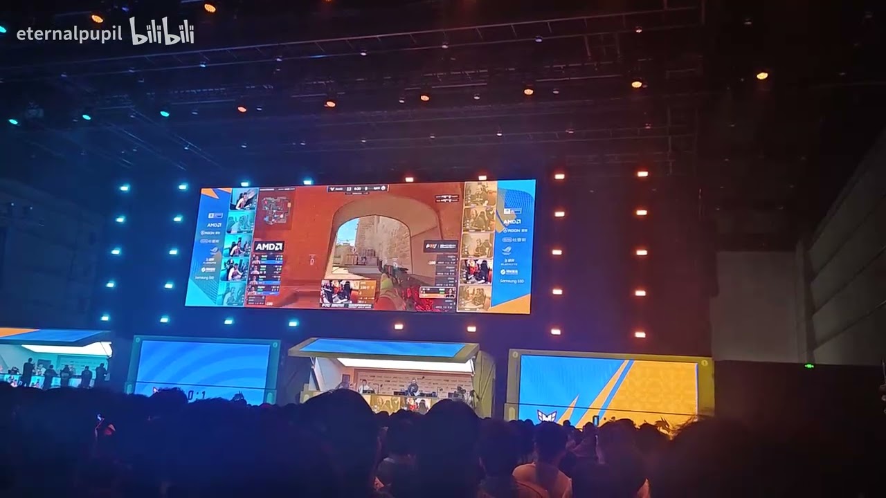 Shanghai Major donk 1v5 live crowd reaction