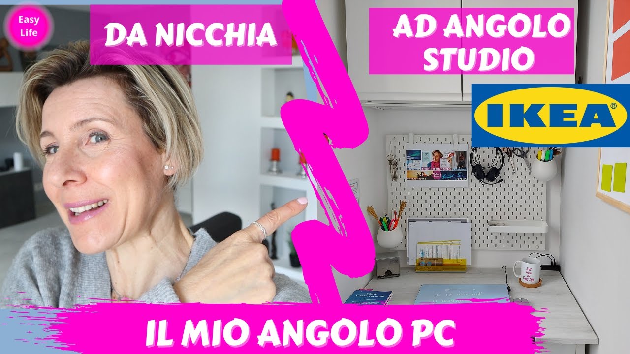 ORGANIZZAZIONE ANGOLO PC IKEA | Barbara Easy Life