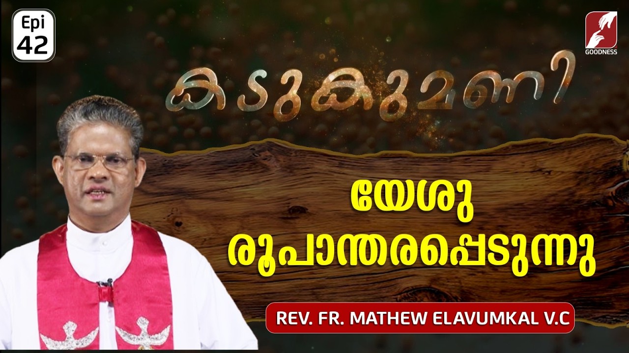 Kadukumani | Epi 42 | FR MATHEW ELAVUMKAL VC | GOODNESS TV | യേശു രൂപാന്തരപ്പെടുന്നു