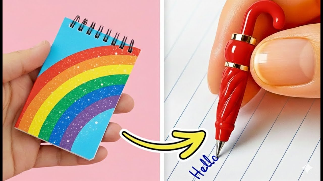 Gadgets Geniales para la Escuela y Trucos 🎓🔥 Manualidades Creativas y Ideas Astutas por 123 GO!