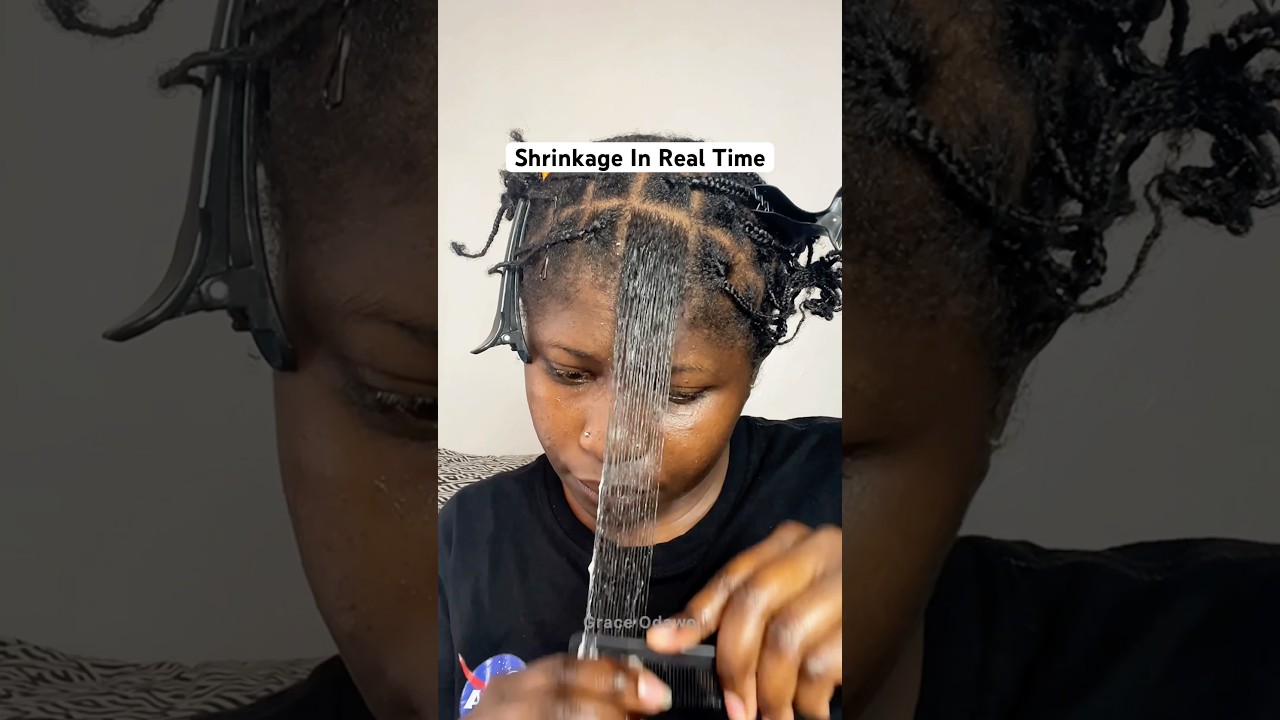 Natural Hair Shrinkage In Real Time 