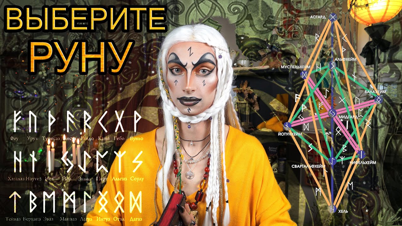 Скандинавские Руны и их значения ТЕСТ гадание. Бог Один