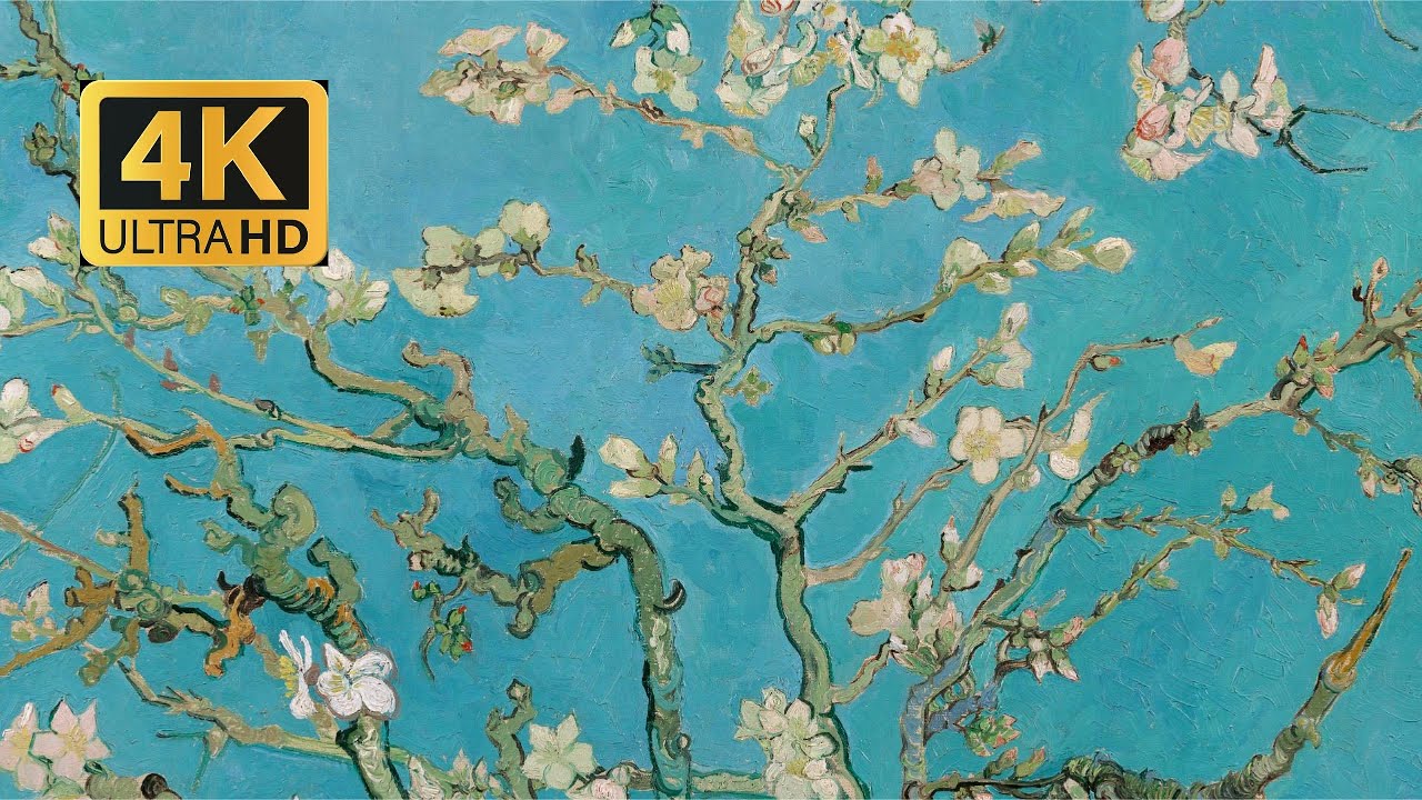 Van Gogh – Almond Blossom 🌸 4K Ultra HD | Calm Art TV for Relaxation