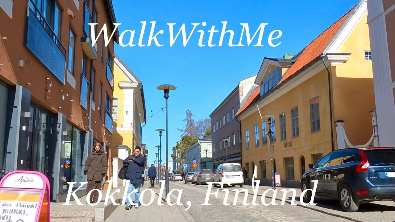 Kokkola, Finland Walking Tour 🇫🇮 | Sunny Easter Saturday in the Town Center 04/04/2026