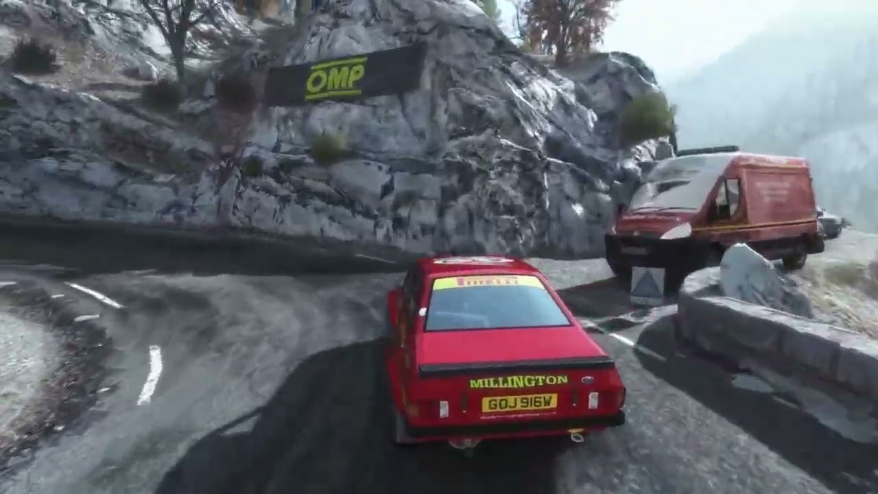 Dirt Rally Ford Escort Mk 2 Rally in the Monte Carlo