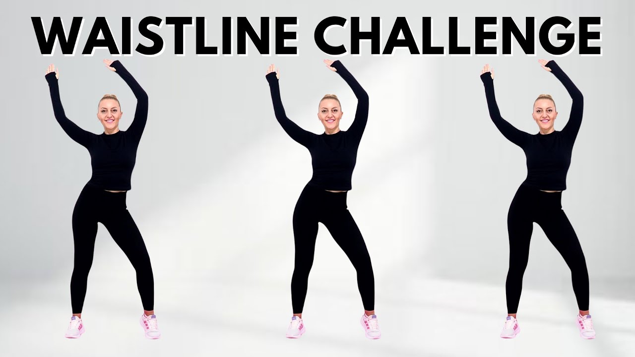 🔥25 MIN WAISTLINE CHALLENGE🔥NO JUMPING🔥SHAKE &TONE WORKOUT for ABS, OBLIQUES & ARMS🔥UPPER BODY TONE🔥