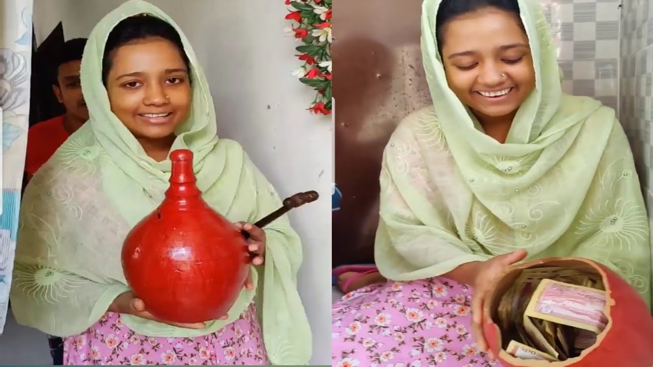 সুমাইয়ার মাটির ব্যাংক আজকে ভেঙে ফেলছে দেখুন কত টাকা হলো