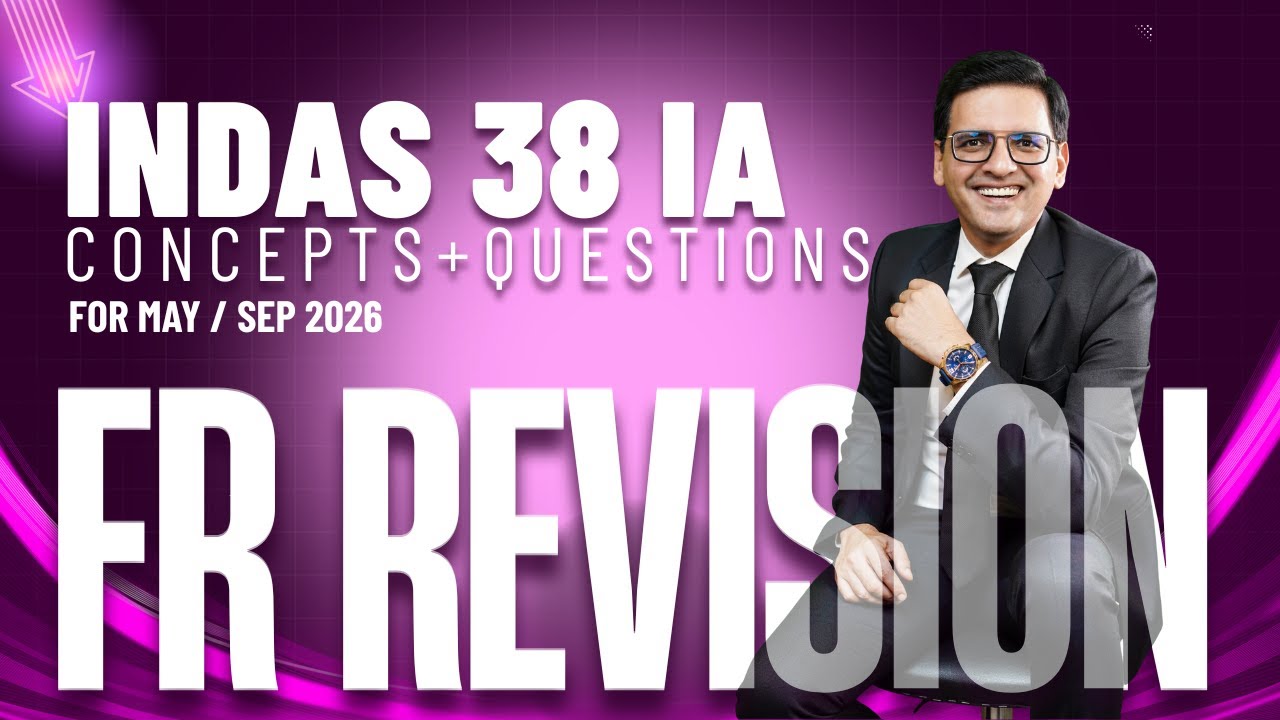 IndAS 38 Revision | Concepts & Questions | May/Sep26 | CA Final