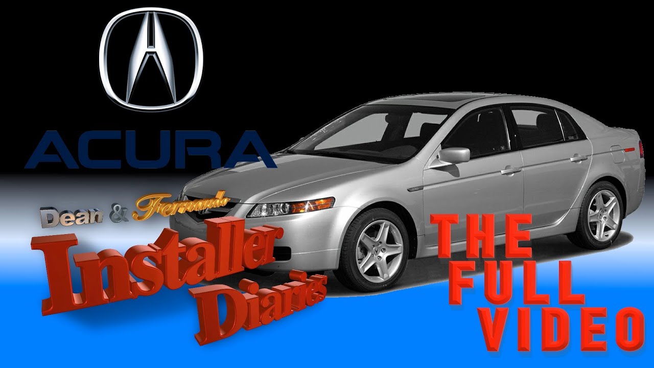 Установка полной стереосистемы на Acura TL 2005 года