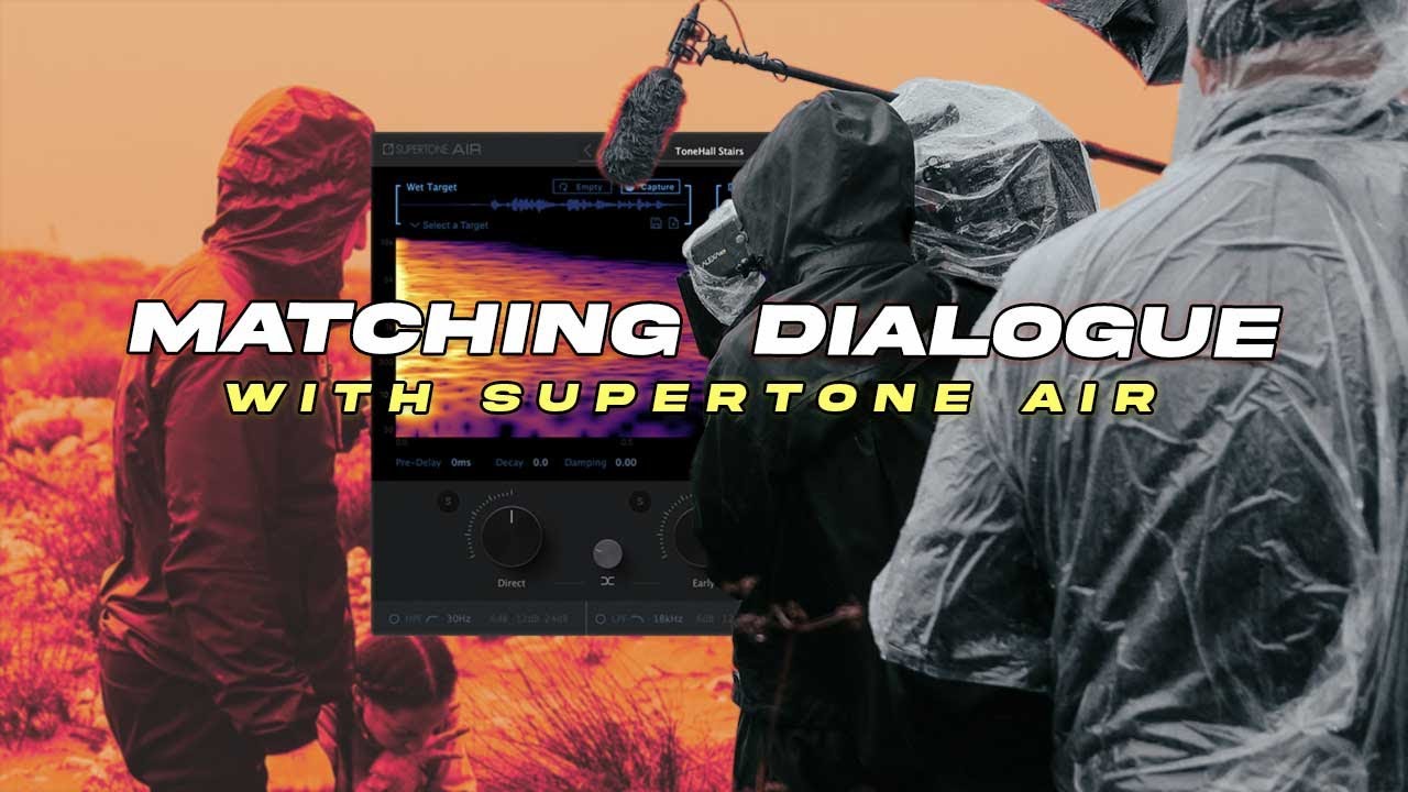 Сочетание атмосферы и диалогов с Supertone AIR #audioediting #plugins