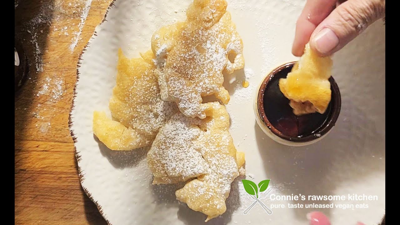 FRIED BANNOCK - FAST AND EASY DESSERT - SWEET OR SAVORY ~ VEGAN  | Connie's RAWsome kitchen