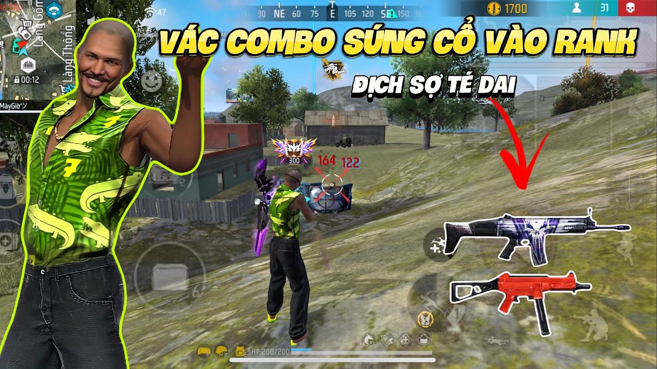 Tôi Đã Sử Dụng Combo Skin Súng Hiếm Nhất Game Để Leo Rank ?