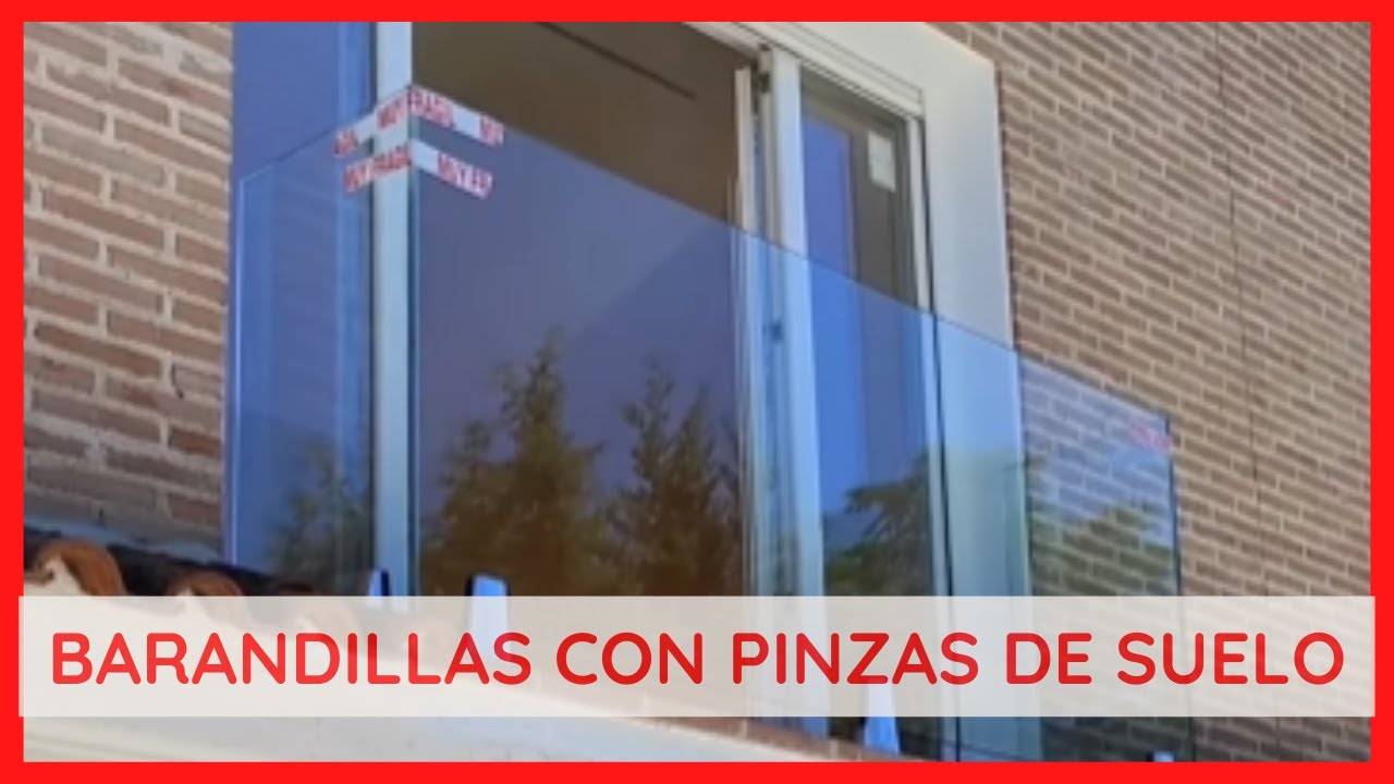 ✔️ As&iacute; quedan las Barandillas de Vidrio con Pinzas de Suelo en Las Rozas  | CRISTALIUM.COM