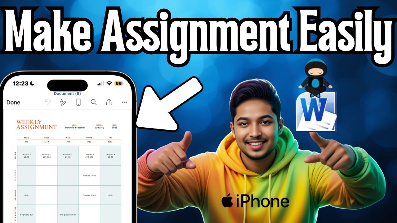 How To Make Assignment In MS Word In Mobile Phone - Step-by-Step Guide