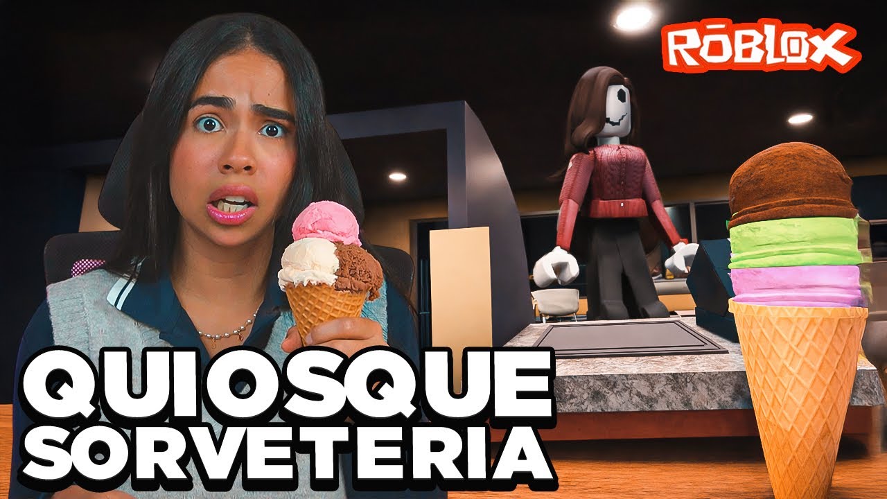 SOBREVIVA NESSE QUIOSQUE SORVETERIA ASSOMBRADO NO ROBLOX
