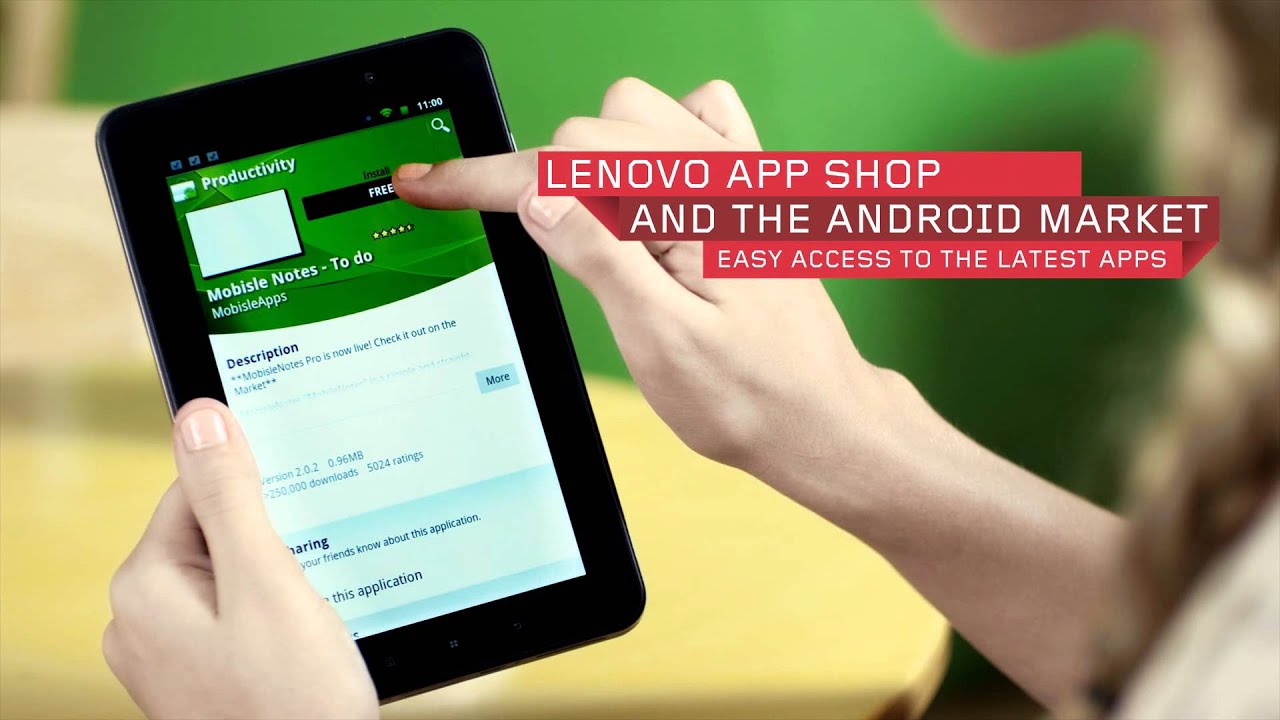 Lenovo IdeaPad Tablet A1: Product Tour