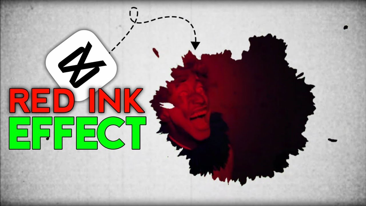 🤫How to Make Red Ink Effect in CapCut Mobile (Easy Tutorial)