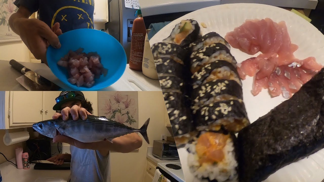 Bonito & Mackerel catch clean and sashimi/sushi||Pier and jetty fishing Newport Beach